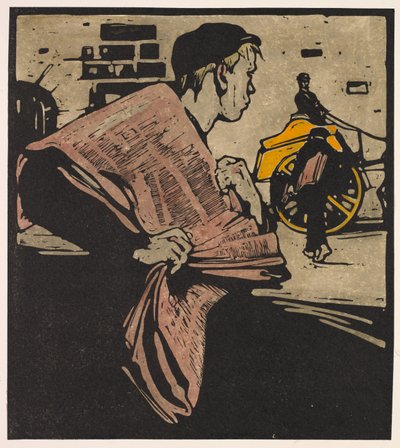 London Types: News-boy by William Nicholson