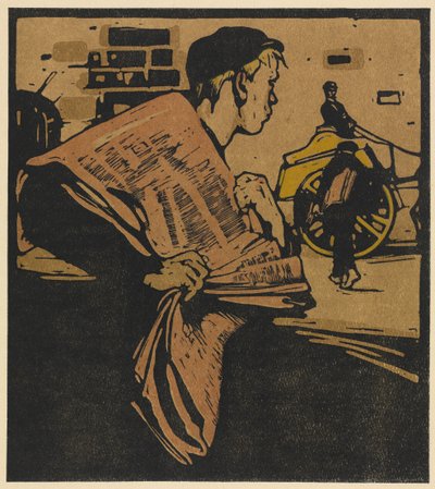 Newspaper Boy by William Nicholson