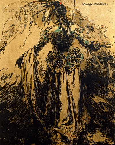 Madge Wildfire, illustration from 