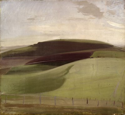 On the Downs (Wiltshire Landscape) by William Nicholson