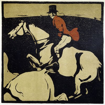 Riding: Man on Horseback by William Nicholson