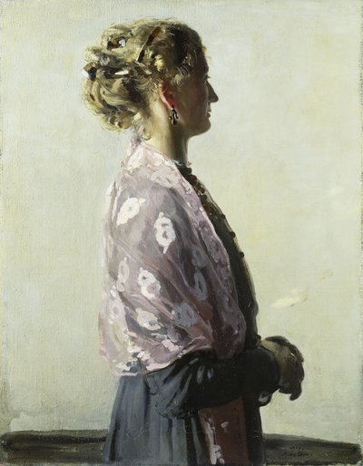 The Lady in Black by William Nicholson