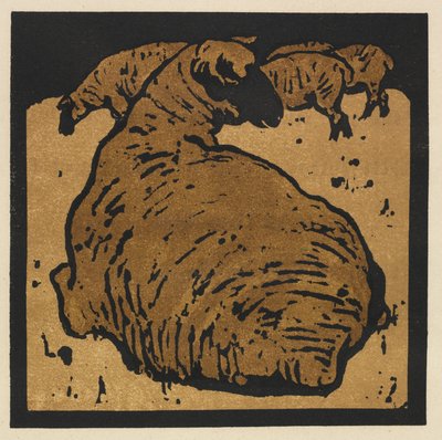 The Square Book of Animals: The Simple Sheep by William Nicholson