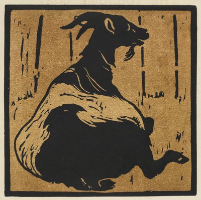 The Toilsome Goat by William Nicholson