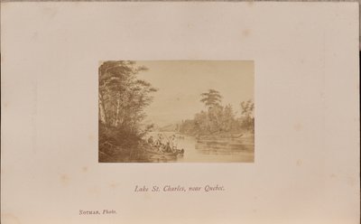 Lake Saint Charles, Near Quebec by William Notman