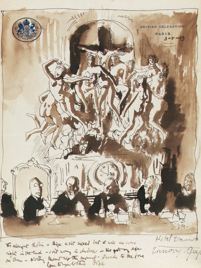 At the Peace Conference, Paris by William Orpen