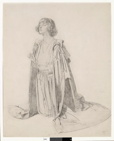 Kneeling Figure of a Woman (detail) by William Orpen
