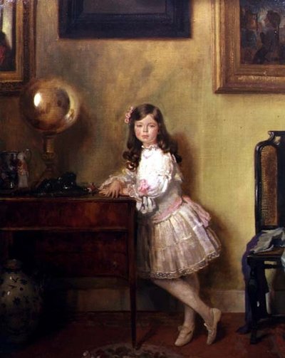 Miss Anne Harmsworth in an Interior by William Orpen
