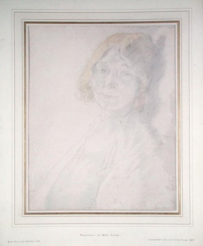 Portrait of Mrs Hone by William Orpen