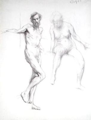 Study of a Man and a Woman by William Orpen
