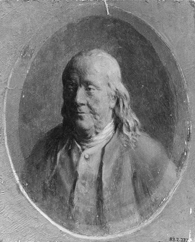 Portrait of Benjamin Franklin, ca. 1870-80 by William P. Babcock