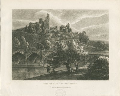 Tutbury Castle - South View by William P Sherlock