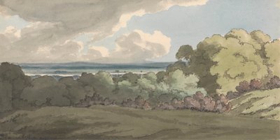 View Across the Thames from Greenwich Park by William P. Sherlock