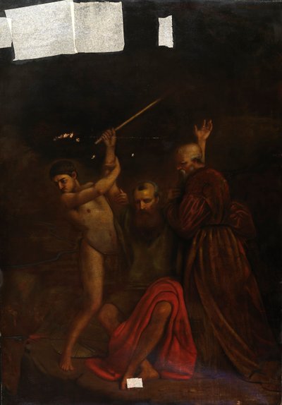 Moses, Aaron and Hur on Mount Horeb by William Page