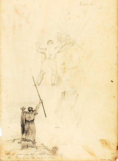 Moses Commanding the Waters of the Red Sea to Separate by William Page