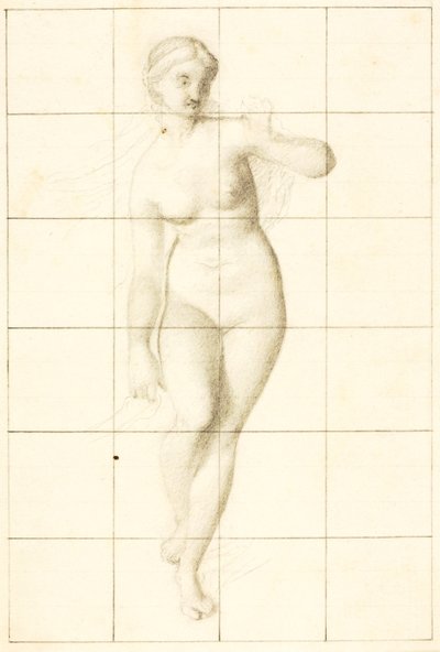 Venus Guiding Aeneas and the Trojans to the Latin Shore (study of Venus) by William Page