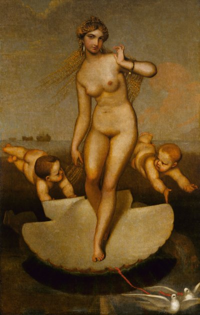 Venus Guiding Aeneas and the Trojans to the Latin Shore by William Page