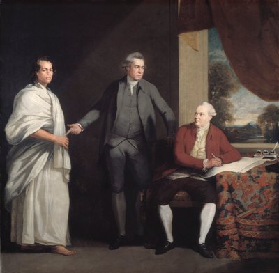 Omai, Joseph Banks and Dr Daniel Solander by William Parry
