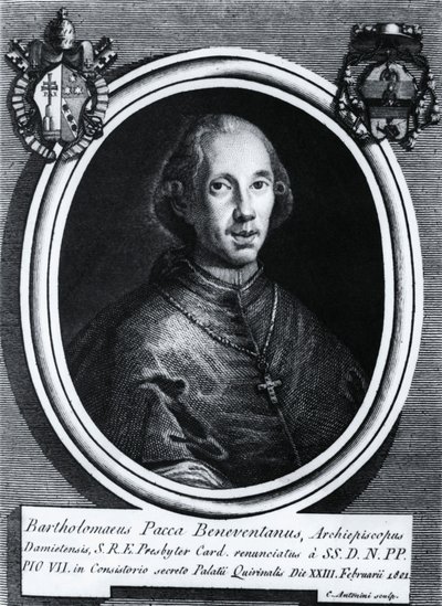 Portrait of Bartolomeo Pacca, Italian Cardinal by Nicolas Toussaint Charlet
