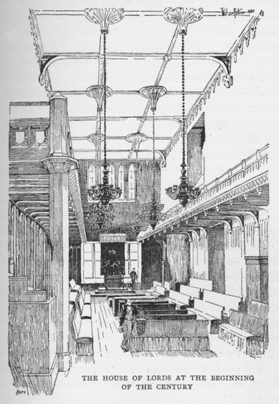 The House of Lords at the Beginning of the Century, c1897 by William Patten