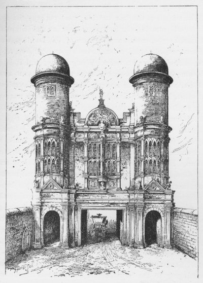 The King Street Gate, Westminster, Demolished 1723 by William Patten