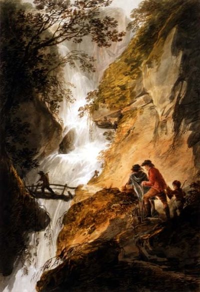 Landscape with a Waterfall by William Payne