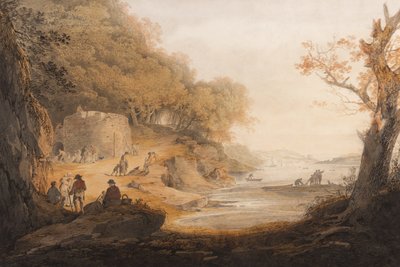 The Lime Kiln at Crabtree opposite to Saltram, Devon by William Payne