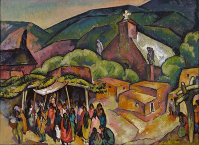 Feast Day: San Juan Pueblo by William Penhallow Henderson