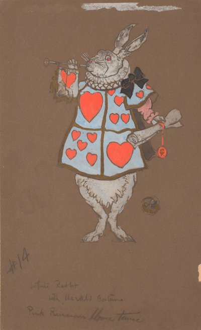 White Rabbit with Herald