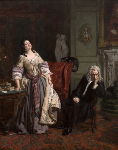 Alexander Pope Declared His Love to Lady Mary Wortley Montagu by William Powell Frith