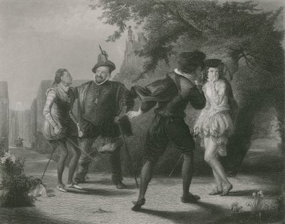 The Duel, Twelfth Night by William Powell Frith