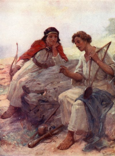 David and Jonathan by William Pratt