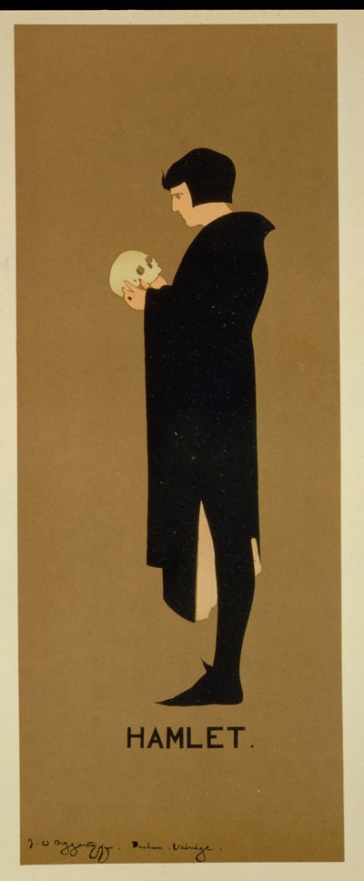 Reproduction of a poster advertising the play 