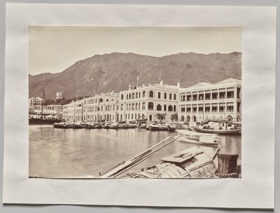 Untitled (View on the Praya, looking east, Hong Kong) by William Pryor Floyd