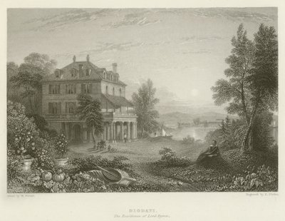Diodati, The Residence of Lord Byron by William Purser
