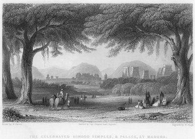 The Celebrated Hindoo Temples, and Palace, at Madura by William Purser