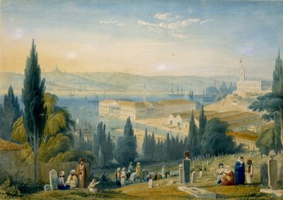 Turkish Naval Buildings on the Golden Horn by William Purser