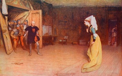 Shakespeare: Talbot and the Countess of Auvergne, King Henry VI, Part I, Act II, Scene 3 by William Quiller (after) Orchardson