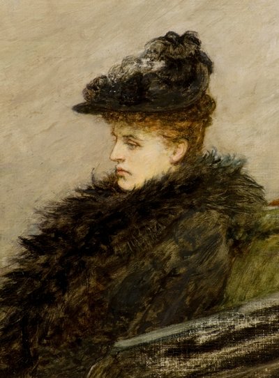 The Feather Boa by William Quiller Orchardson