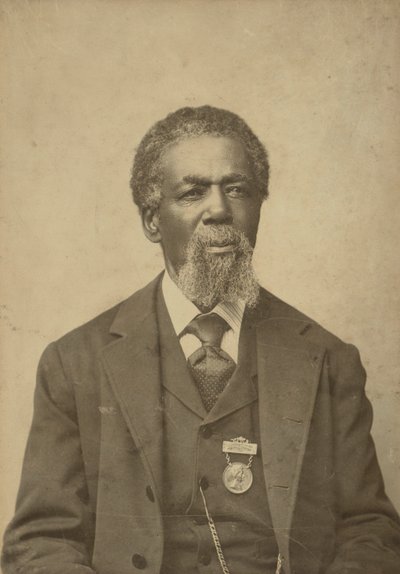 Cabinet card portrait of Thomas Mundy Peterson, 1884 by William R. Tobias