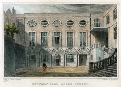 Brewers Hall, Addle Street, City of London by William Radclyffe