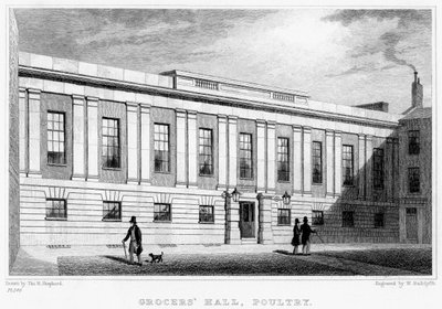 Grocers Hall, Poultry, City of London by William Radclyffe