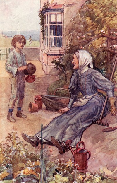 David and his Great Aunt, frontispiece from 