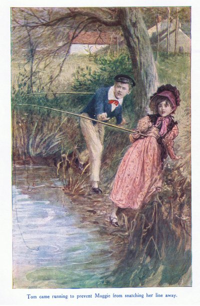 Tom came running to stop Maggie from snatching her line away by William Rainey