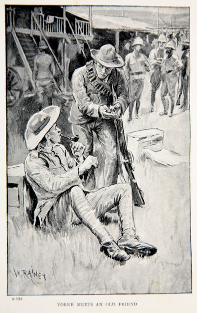 Yorke meets an old friend, an illustration from 