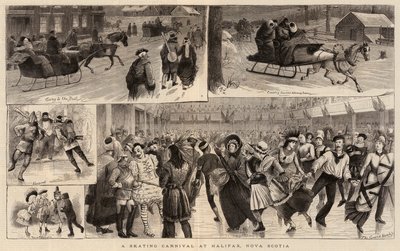 A Skating Carnival at Halifax, Nova Scotia by William Ralston