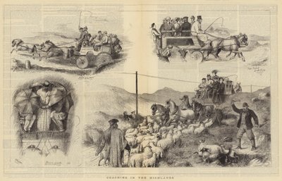 Coaching in the Highlands by William Ralston