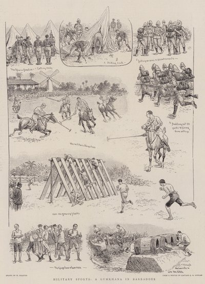 Military Sports, a Gymkhana in Barbadoes by William Ralston
