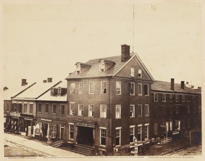 Marshall House, Alexandria, Virginia, August 1862 by William Redish Pywell