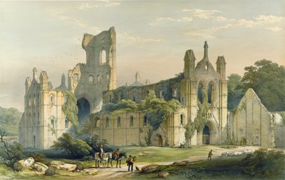 Kirkstall Abbey, Seen from the Northwest. From 